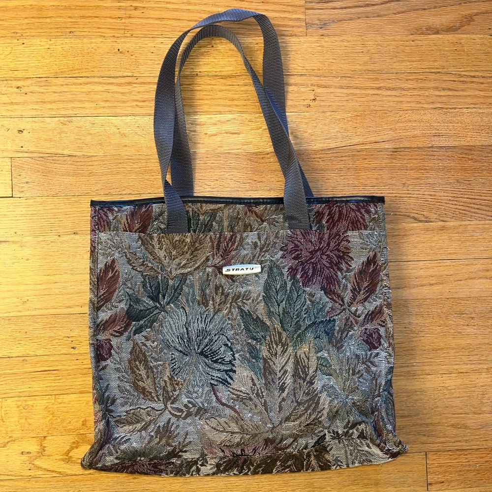 Stratus vintage floral shoulder bag